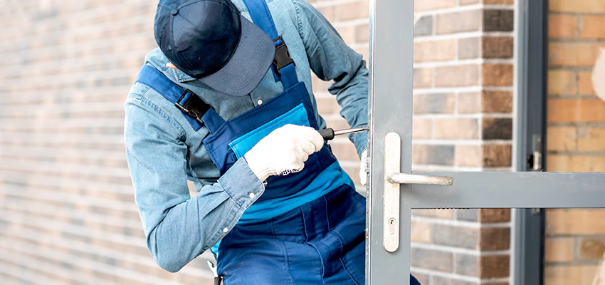 Pivot Storefront Door Locks Installation in Palm Beach Gardens, Florida